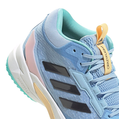 Adidas Women's Crazyflight 6 Mid Top, Blue/Shadow Navy/Flash Aqua