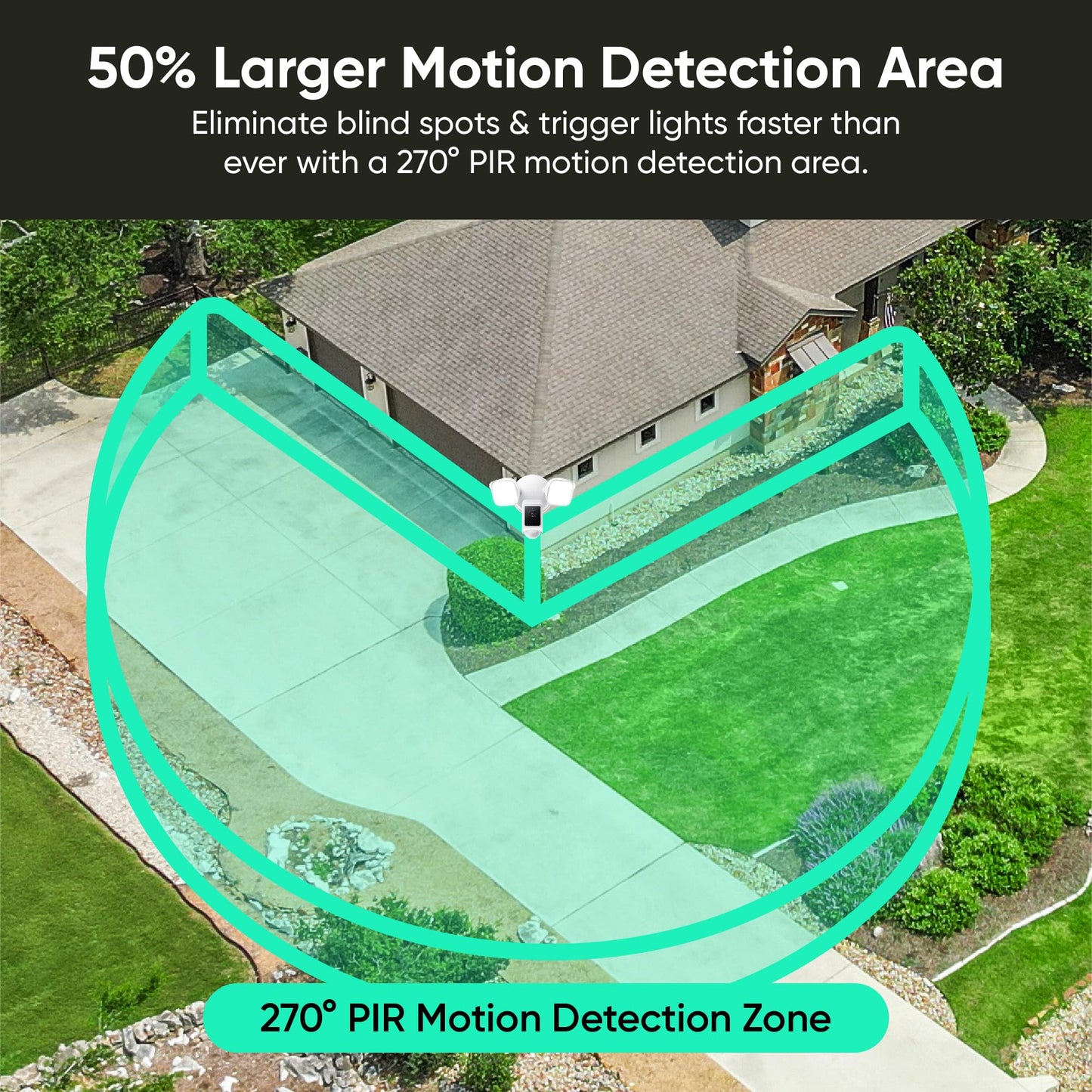 WYZE Cámara Reflector v2 de Seguridad 2K HD