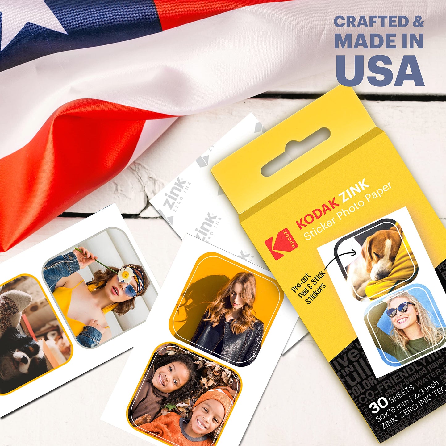 KODAK Papel Fotográfico ZINK Premium 2x3 (30 Hojas)