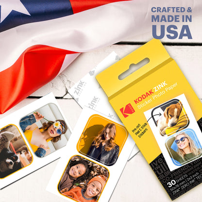 KODAK Papel Fotográfico ZINK Premium 2x3 (30 Hojas)