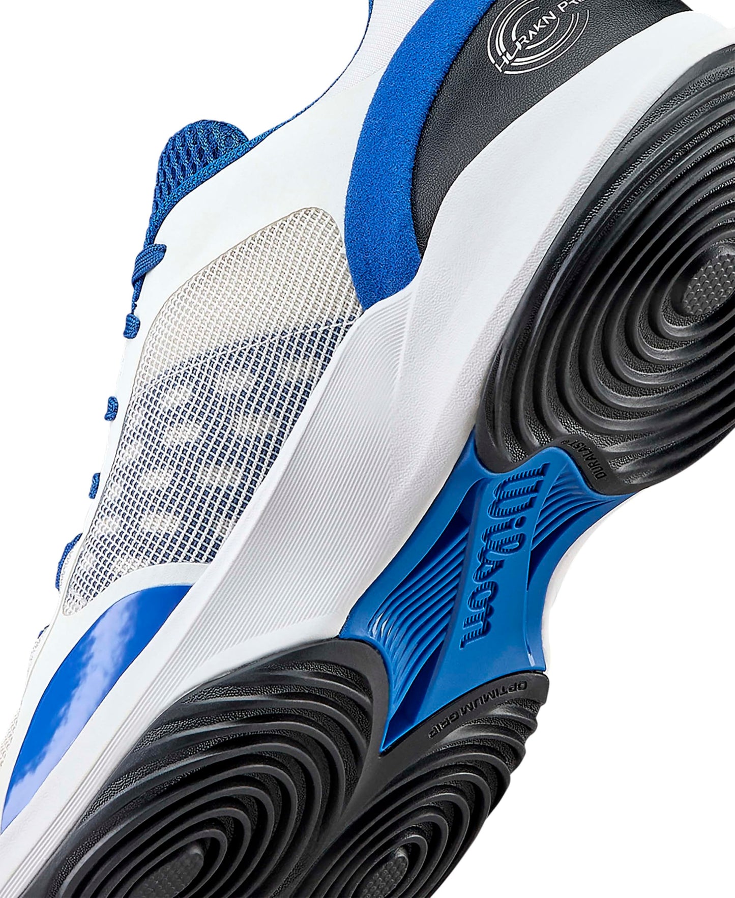 WILSON Hurakn Pro V2 Men's Padel Shoe - White/Deja Vu Blue/Black