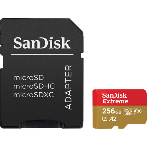 SanDisk Tarjeta de Memoria Extreme microSDXC UHS-I (256GB)