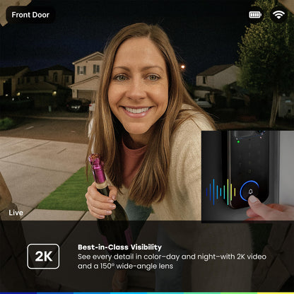 myQ Secure View™ Cerradura Inteligente 3 en 1