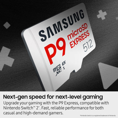 Samsung Tarjeta de Memoria P9 Express microSDXC (512GB)