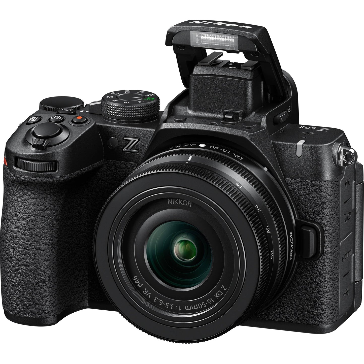 Nikon Z50II Mirrorless Digital Camera with NIKKOR Z DX 16-50mm f/3.5-6.3 & 50-250mm f/4.5-6.3 VR Lenses Bundle with 64GB Memory Card + Cleaning Kit + More
