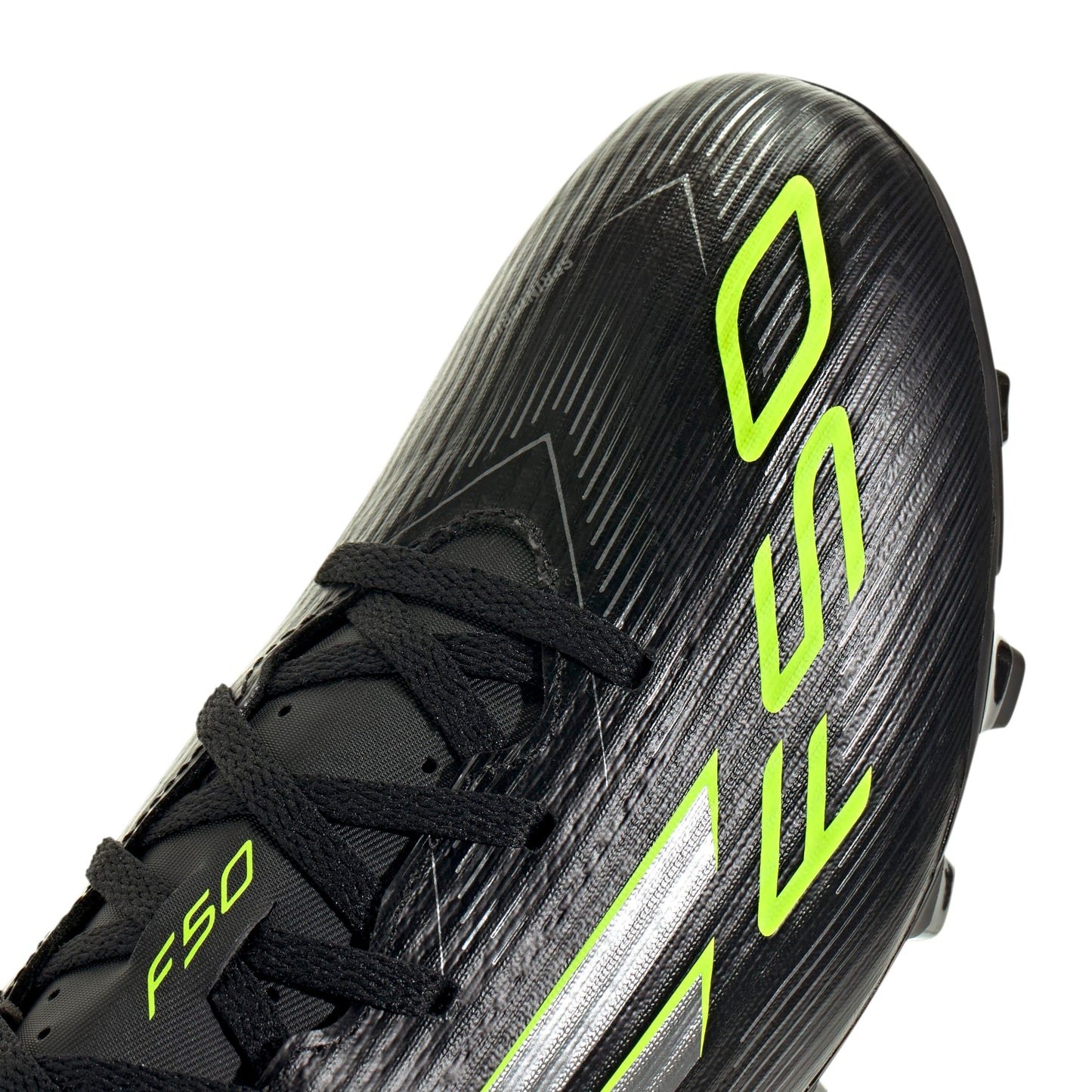 Adidas Unisex-Adult F50 Club Firm Ground/Multi Ground, Black/Iron Metallic/Lucid Lemon